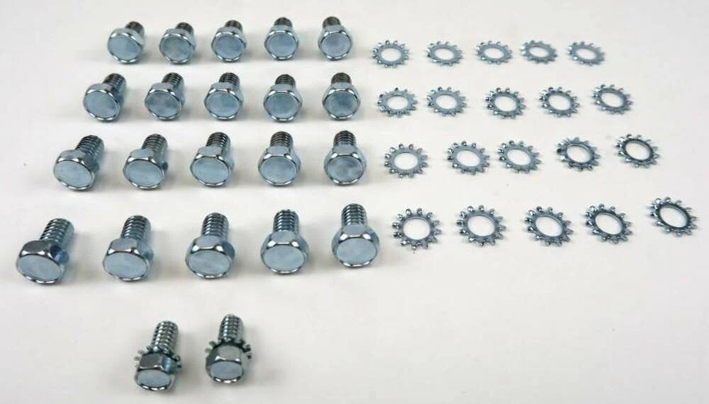 Fits 1953 - 1982 Chevrolet Full Size and Corvette Oil Pan Bolt Kit OPB002